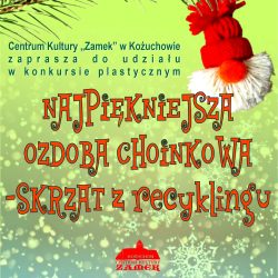 Konkurs „Najpiękniejsza ozdoba choinkowa 2025 – skrzat z recyklingu”