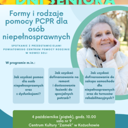 Kożuchowskie Dni Seniora – Formy i rodzaje pomocy PCPR dla osób niepełnosprawnych