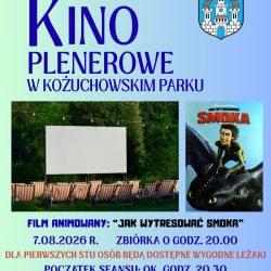 Letnie Kino Plenerowe w kożuchowskim parku